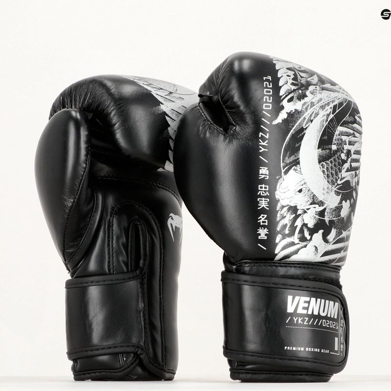 Venum YKZ21 Boxing nero/bianco guanti da boxe per bambini 6