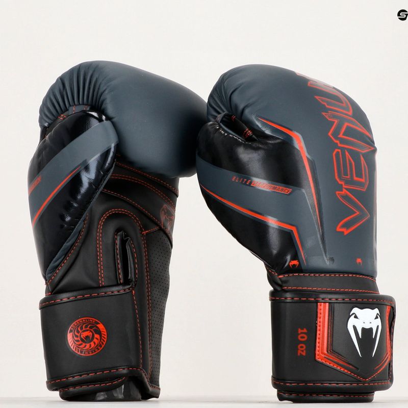 Guantoni da boxe Venum Elite Evo blu/nero/rosso 6
