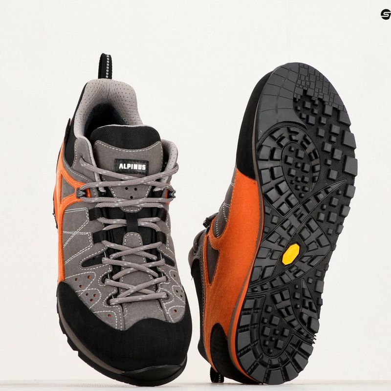 Scarpa da avvicinamento Alpinus The Ridge Low Pro da uomo antracite/arancio 16