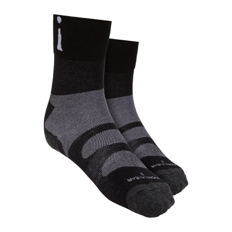 Incrediwear Sport Calze a compressione sottili nere AP202