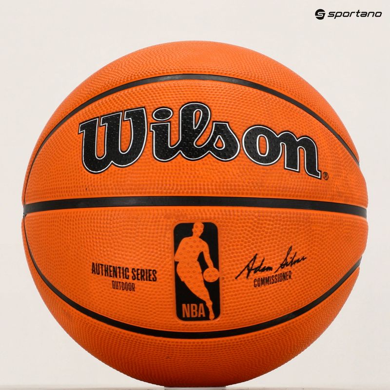 Wilson basket NBA Authentic Series Outdoor marrone taglia 6 11