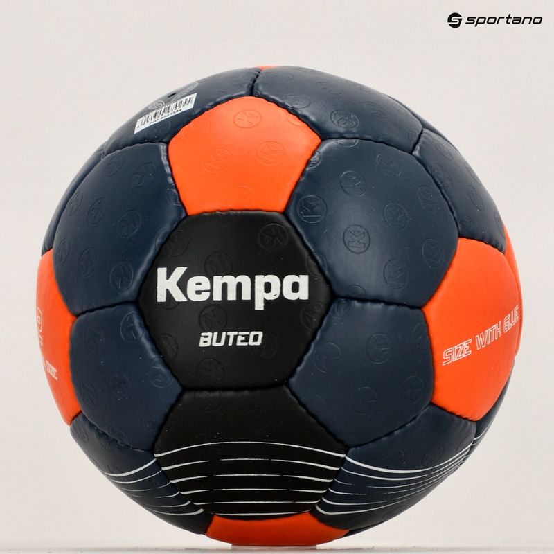 Pallamano Kempa Buteo turchese scuro/arancio misura 2 6