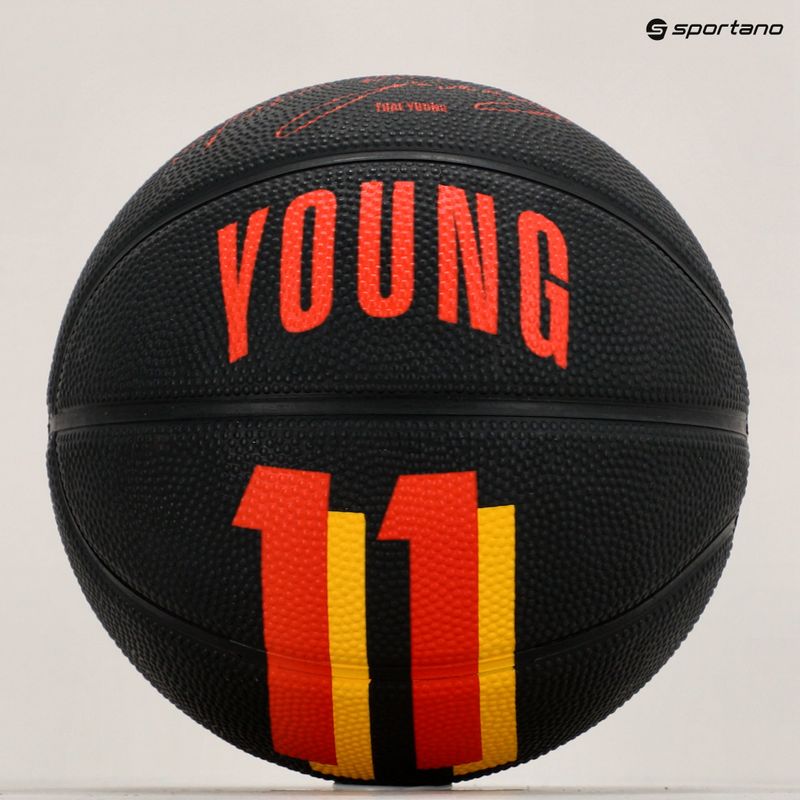 Pallacanestro per bambini Wilson NBA Player Icon Mini Trae nero taglia 3 8