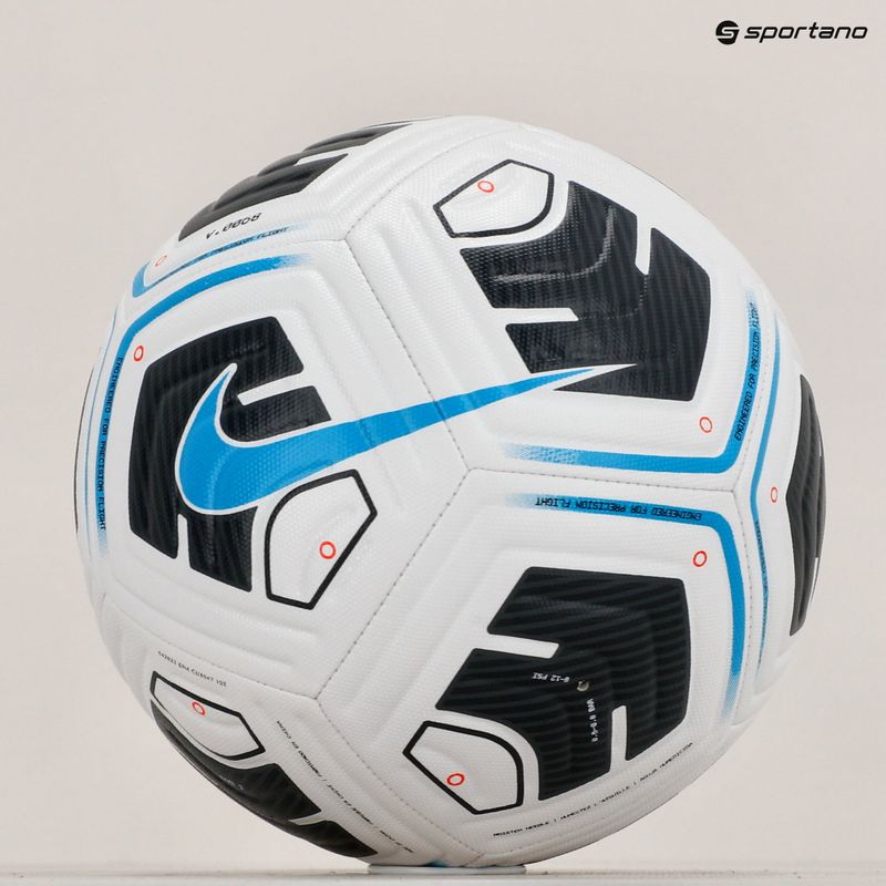 Nike Academy Team bianco / nero / blu fury calcio dimensioni 3 5