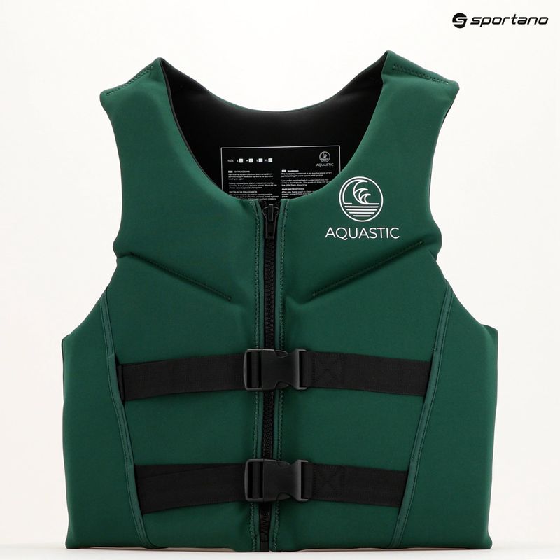 Gilet di sicurezza da uomo AQUASTIC AQS-LVM verde 12