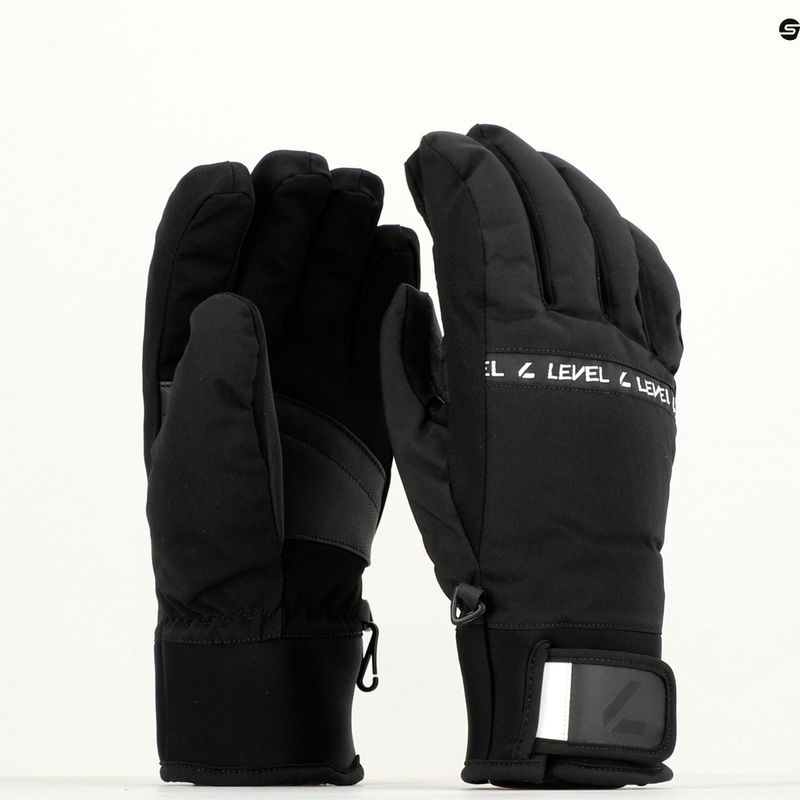 Guanti da sci da uomo Level Hawk nero 8