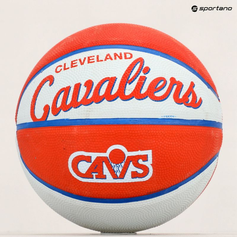 Pallacanestro per bambini Wilson NBA Team Retro Mini Cleveland Cavaliers rosso taglia 3 5