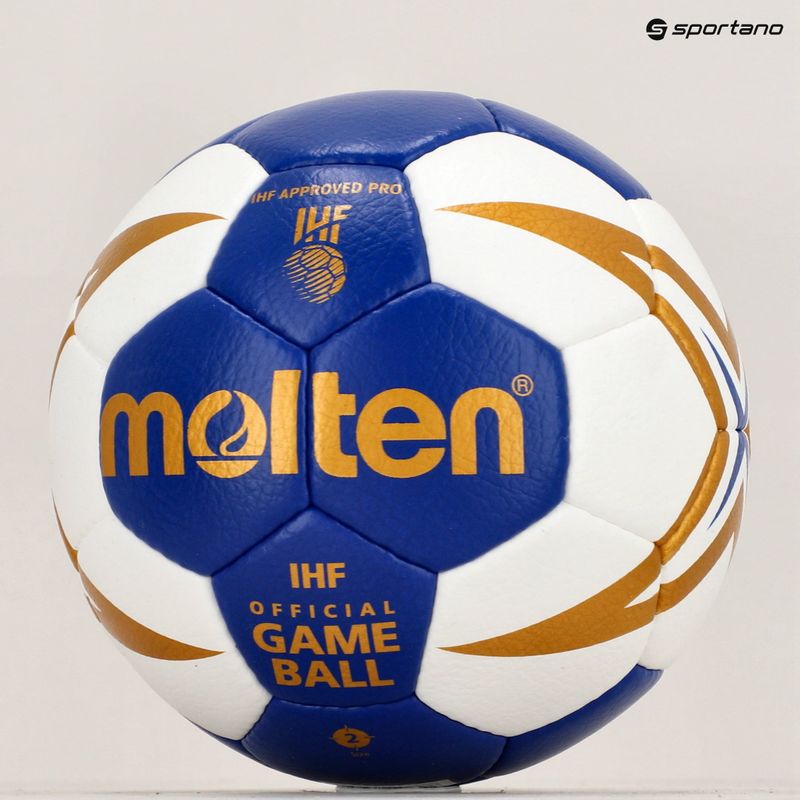 Pallamano Molten H2X5001-BW IHF blu/bianco taglia 2 4