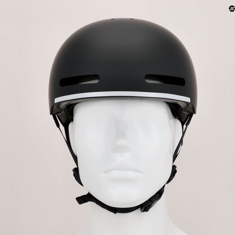 Casco MTB POC Corpora nero uranio opaco 10