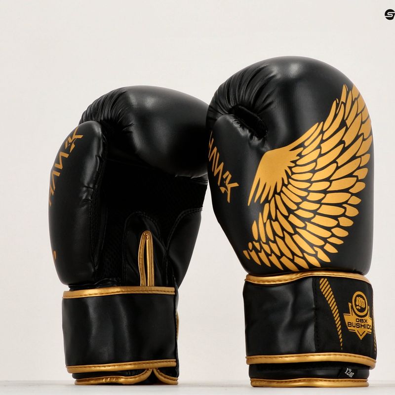 Guanti da boxe DBX BUSHIDO "HAWK Active Clima nero e oro B-2v17 15