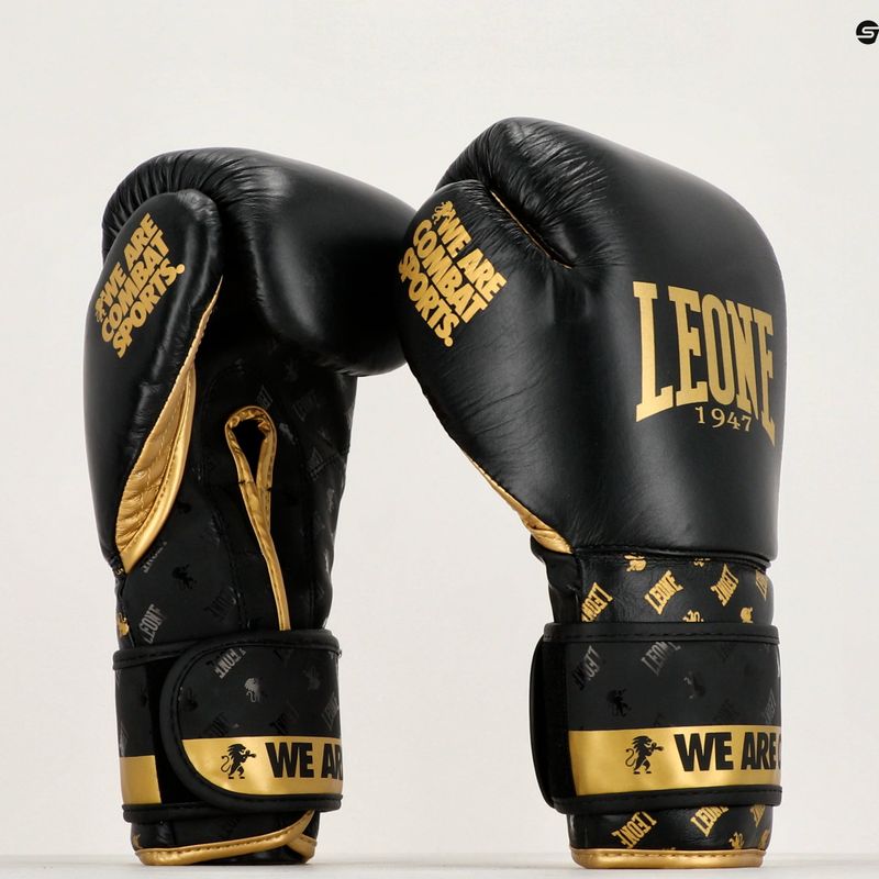Guanti da boxe LEONE 1947 DNA nero 9