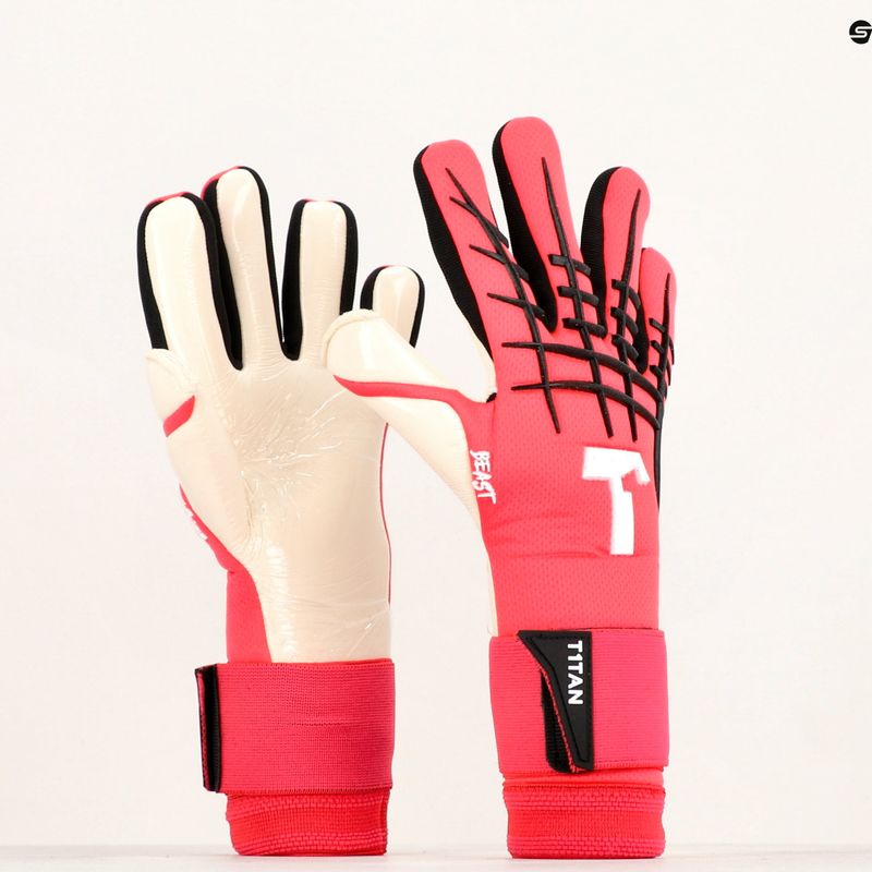 Guanti da portiere T1TAN Red Beast 3.0 Red 7