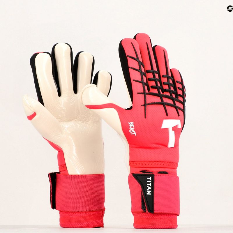 T1TAN Red Beast 3.0 FP guanti da portiere rossi 11