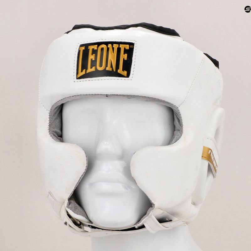 Casco da boxe LEONE 1947 Copricapo Dna bianco 16