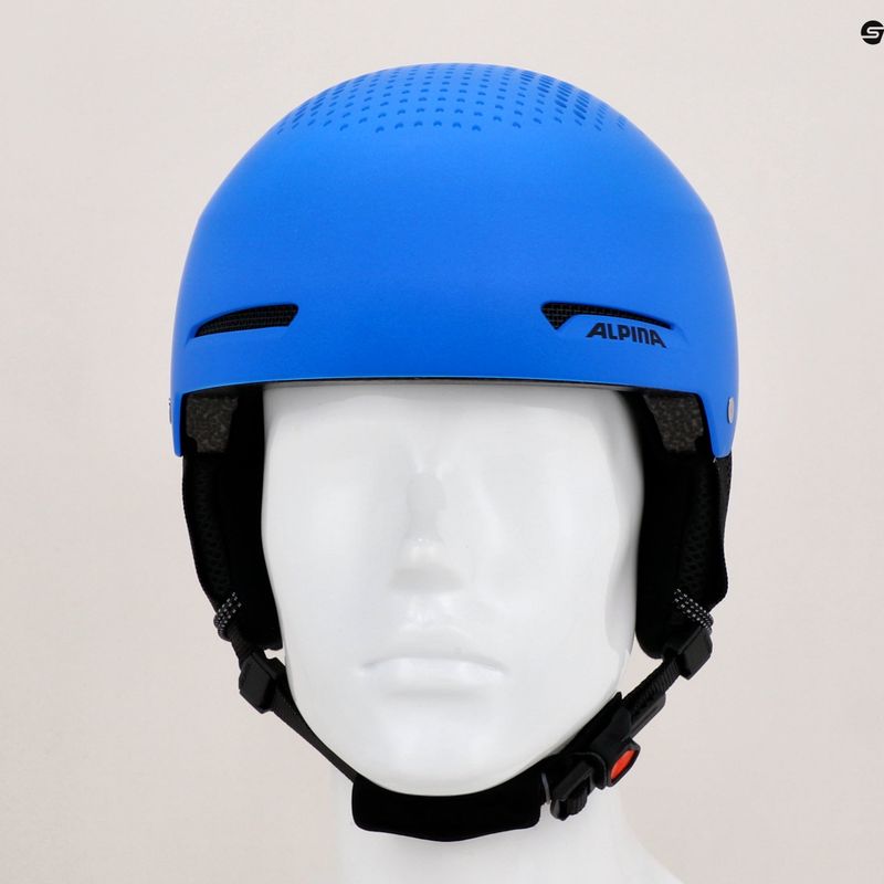 Casco da sci Alpina per bambini Zupo blu opaco 9