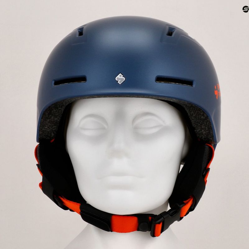 Casco da sci per bambini Sweet Protection Winder MIPS Jr blu notte metallizzato 12