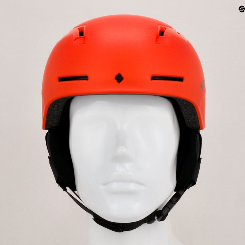 Casco da sci Sweet Protection Winder MIPS arancione bruciato opaco 13