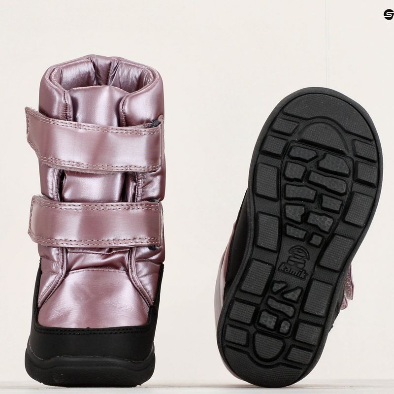 Kamik Snowcutie rosa stivali da neve per bambini 10