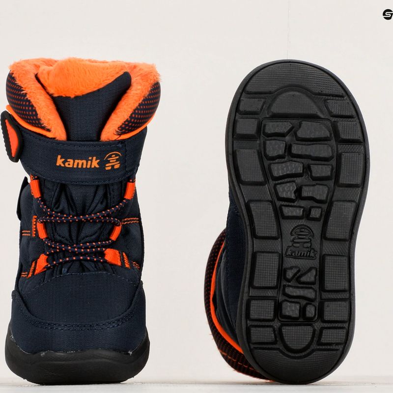 Scarponi da neve Kamik Stance2 navy/flame per bambini 10
