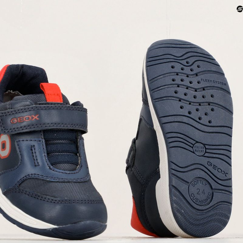 Geox Rishon, scarpe da bambino rosso/marino 15