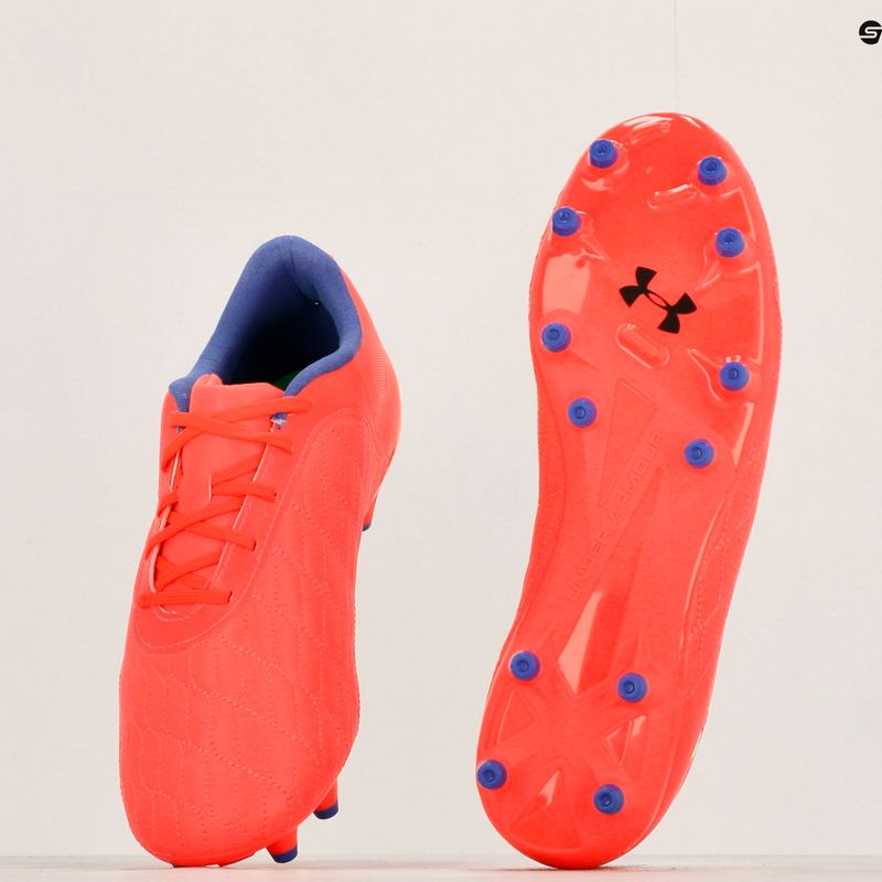 Under Armour Magnetico Select 3.0 FG beta / viola elettrico / nero scarpe da calcio 8