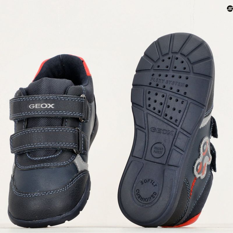 Geox Elthan, scarpe da bambino rosso/marino 15