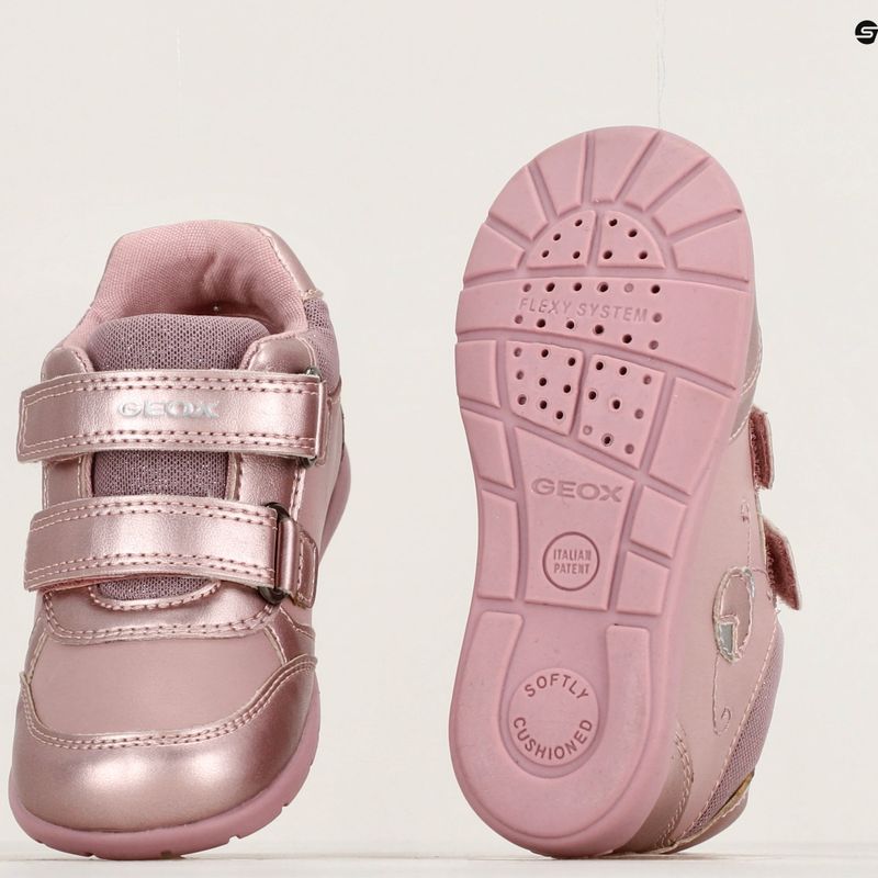 Geox Elthan rosa/argento scarpe da bambino 15