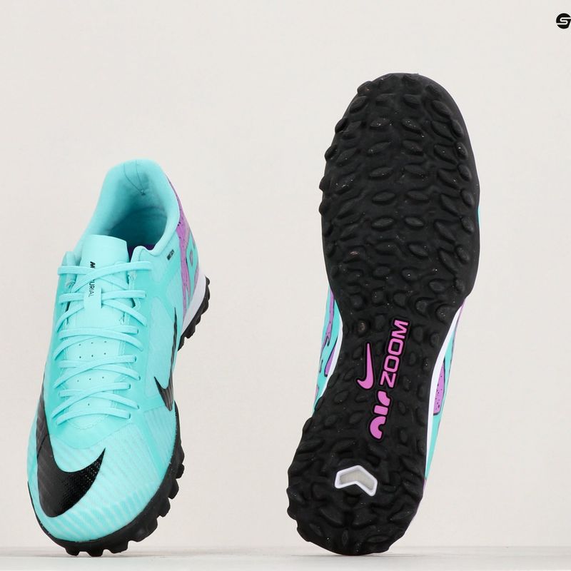 Scarpe da calcio da uomo Nike Mercurial Vapor 15 Academy TF iper turchese/nero/bianco/fucsia sogno 8