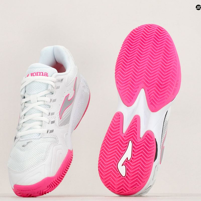 Scarpe da tennis da donna Joma Master 1000 Lady P bianco/fucsia 14
