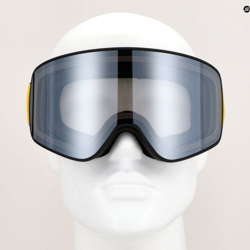 Occhiali da sci Red Bull SPECT Rush nero opaco/nero/fumo/argento a specchio 4