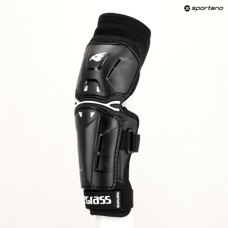 Protezioni per gomiti Bluegrass Big Horn bianche e nere 3PP006M020 7