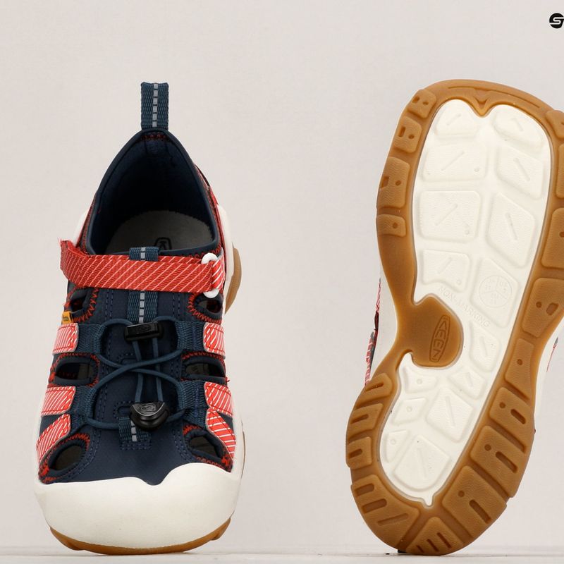 KEEN Knotch Creek - sandali da trekking per bambini - navy/stripes 14