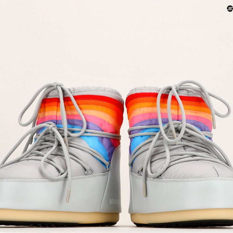 Donna Moon Boot Icon Low Rainbow glacier grey stivali da neve 9