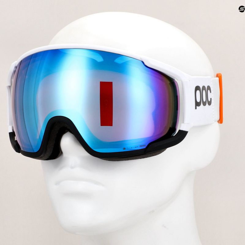 Occhiali da sci POC Zonula Race hydrogen bianco/nero/parzialmente blu 6