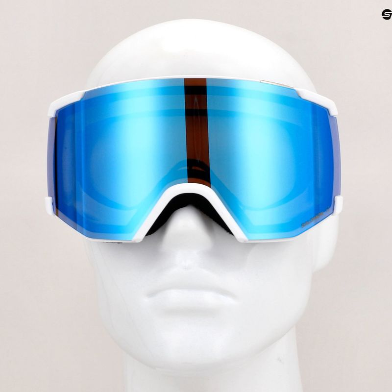 Salomon S/View occhiali da sci bianco/blu medio 3