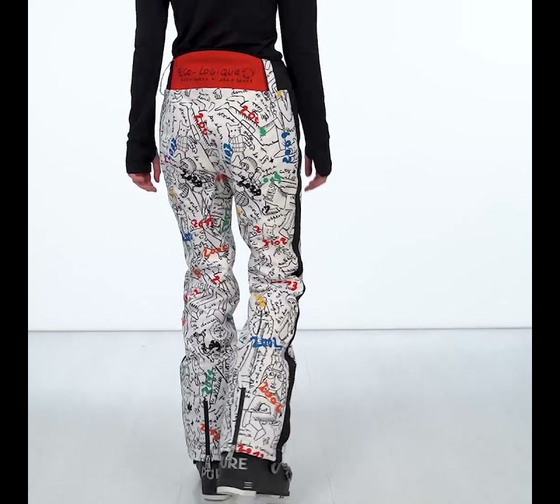 Pantaloni da sci Rossignol Eco-Logic da donna, bianco 10