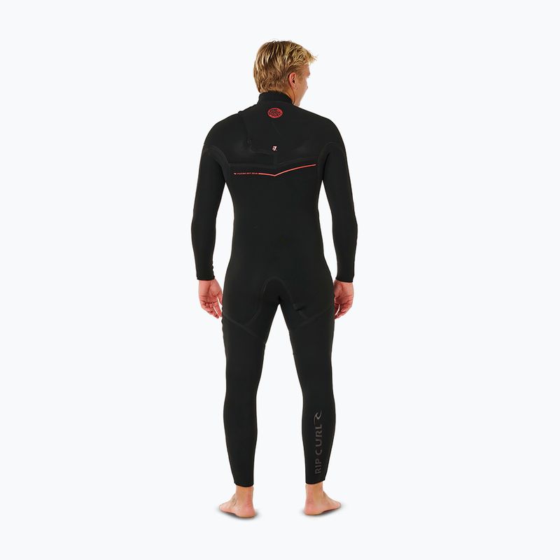 Muta da uomo Rip Curl F-Bomb Fusion 3/2 mm Chest Zip black 2