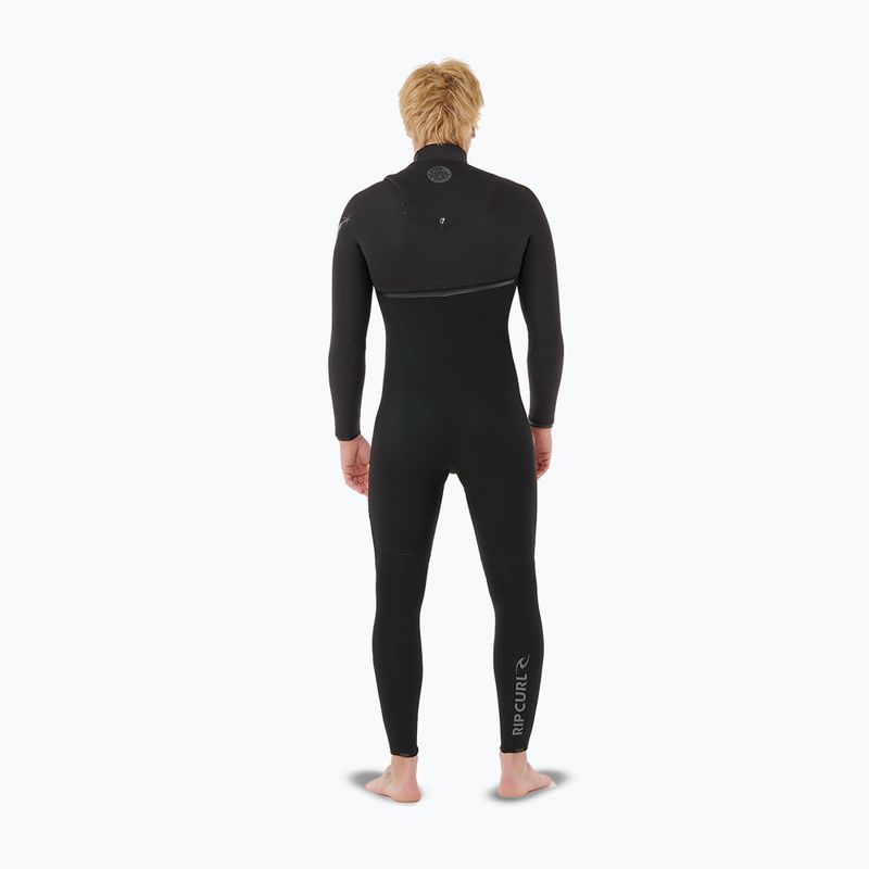 Rip Curl E-Bomb 4/3 mm Zip Free Swim Foam Uomo Nero 2