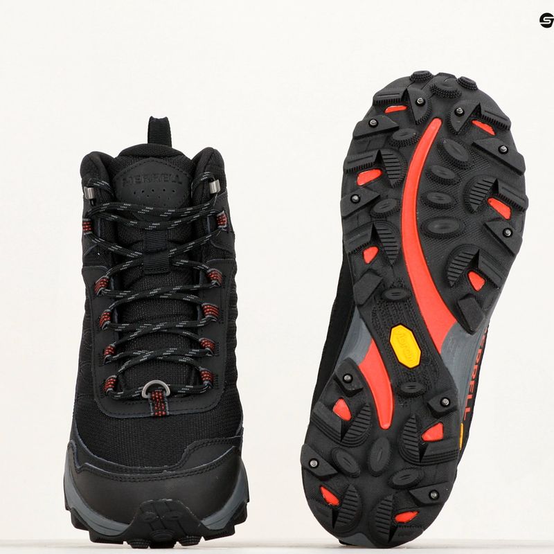 Scarpe da trekking da uomo Merrell Moab Speed Thermo Spike Mid WP nero 8
