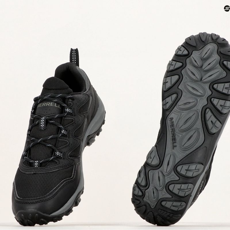 Scarpe da trekking da uomo Merrell West Rim Sport GTX nero 8