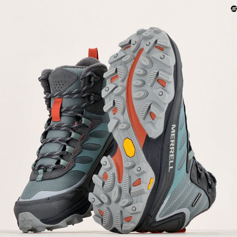 Stivali da trekking da donna Merrell Moab Speed Thermo Mid WP monumento 8