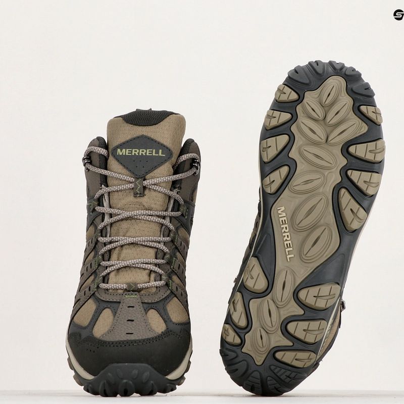 Scarpe da trekking da uomo Merrell Accentor 3 Sport Mid GTX boulder 9