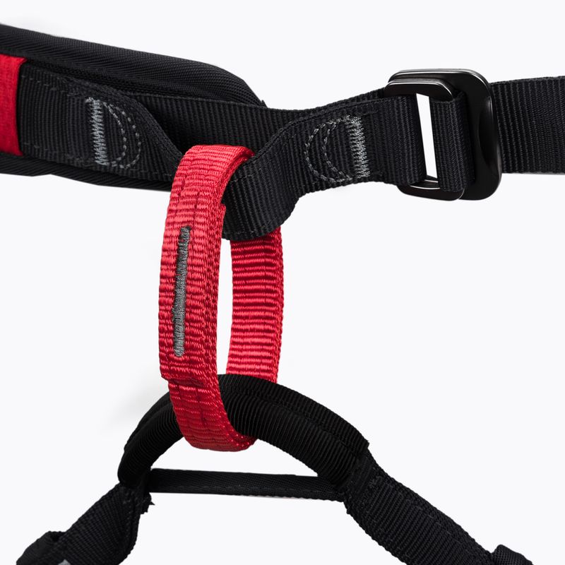 Imbracatura da arrampicata STUBAI Triple nero/rosso 2