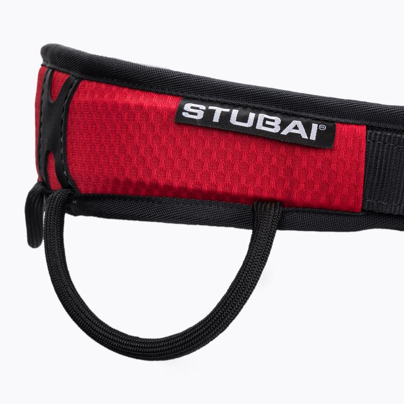 Imbracatura da arrampicata STUBAI Triple nero/rosso 3