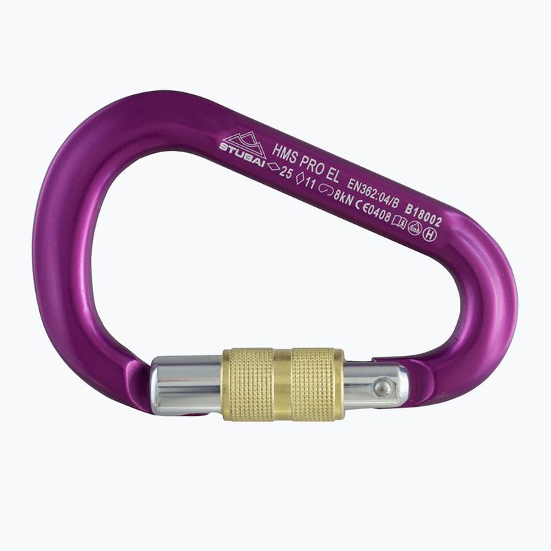 STUBAI HMS Pro Moschettone Easylock rosa