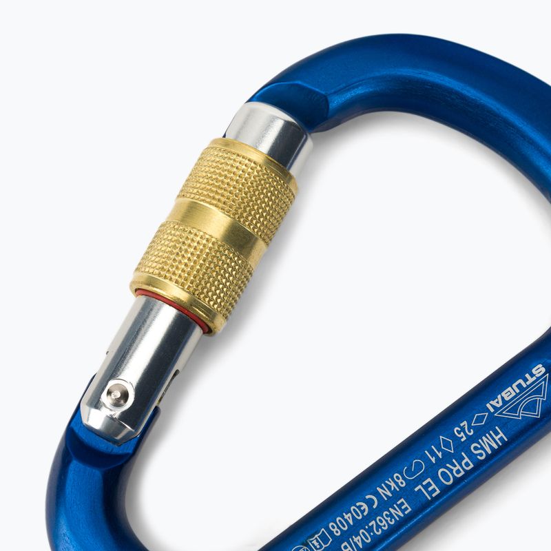 STUBAI HMS Pro Moschettone Easylock blu 3