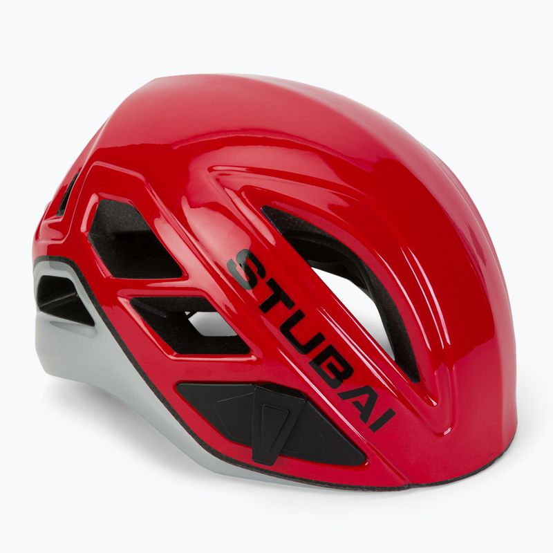 Casco da arrampicata STUBAI Nimbus Plus rosso/bianco