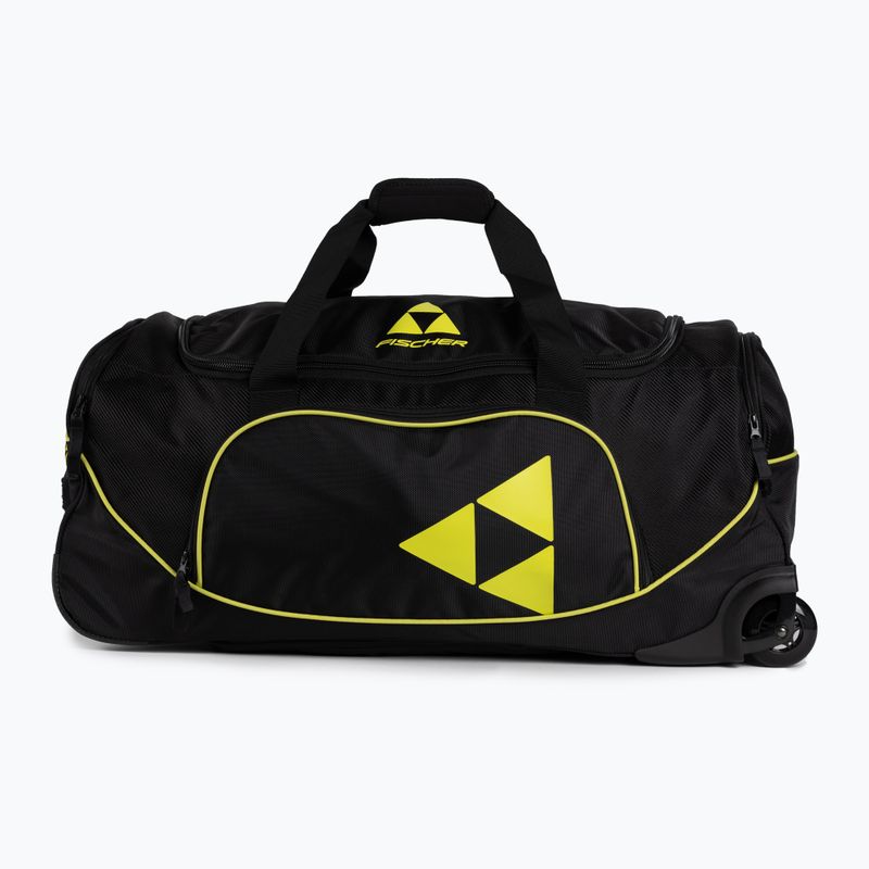 Fischer Team Sportduffel 100 l borsa da viaggio nero/giallo