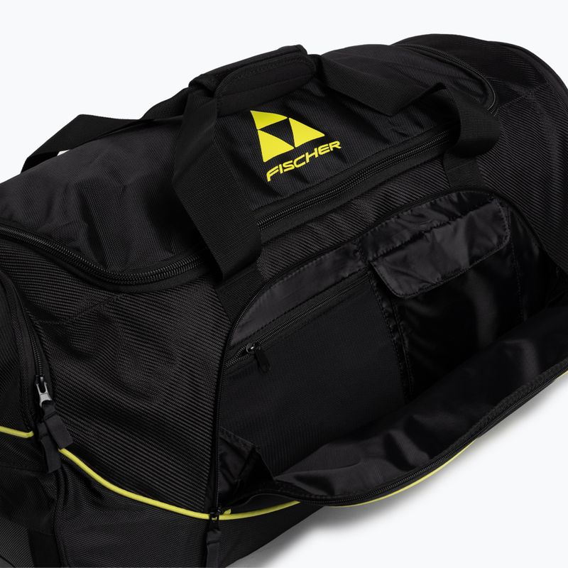 Fischer Team Sportduffel 100 l borsa da viaggio nero/giallo 6