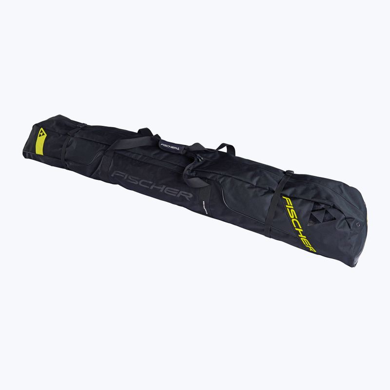 Borsa da sci Fischer Skicase 1 Pair Alpine Race Performance nero/giallo